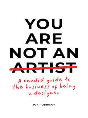 cover image of You Are Not an Artist